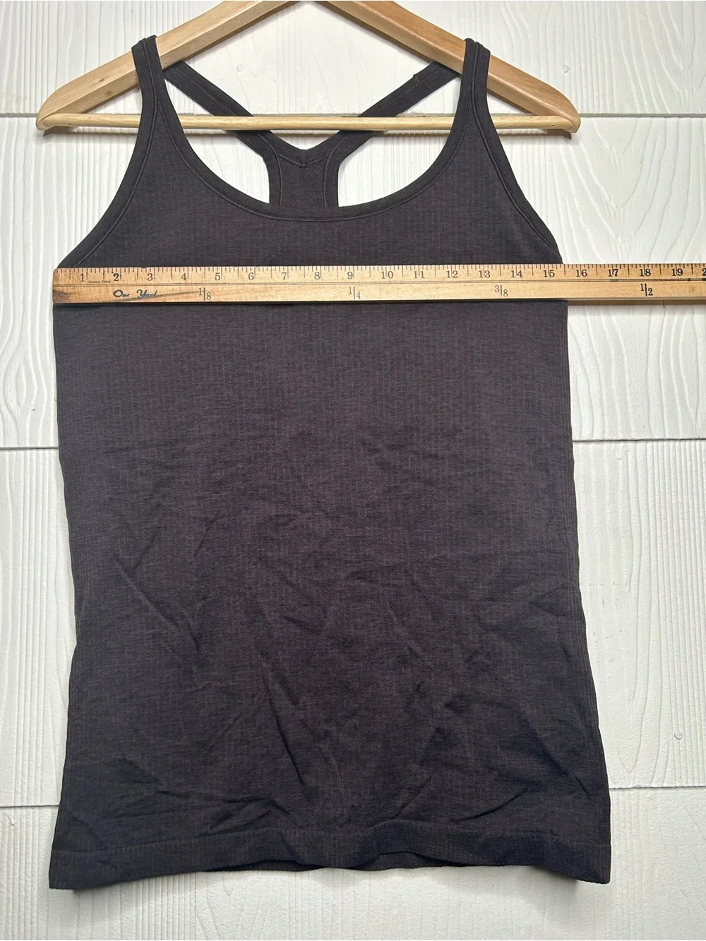 lululemon athletica Black Racerback Tank Top